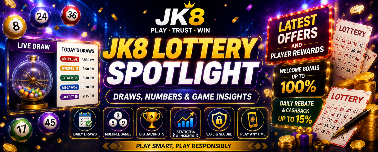 JK8 Lottery Spotlight – Draws, Numbers & Game Insights